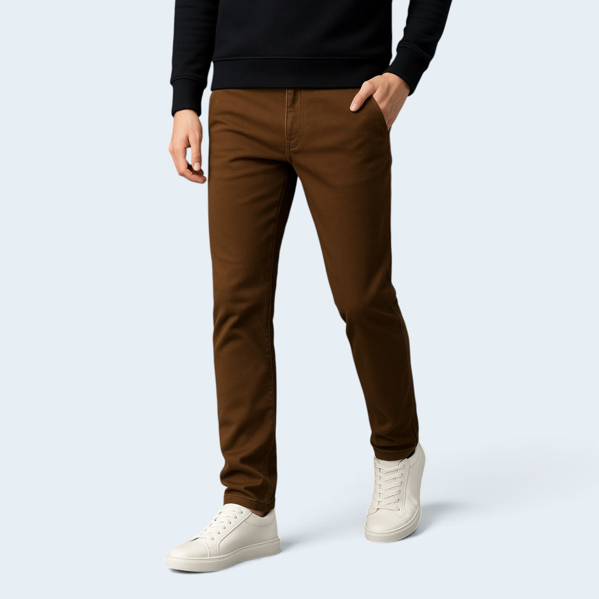 Pantalon Chino Extensible – Coupe Slim Intemporelle