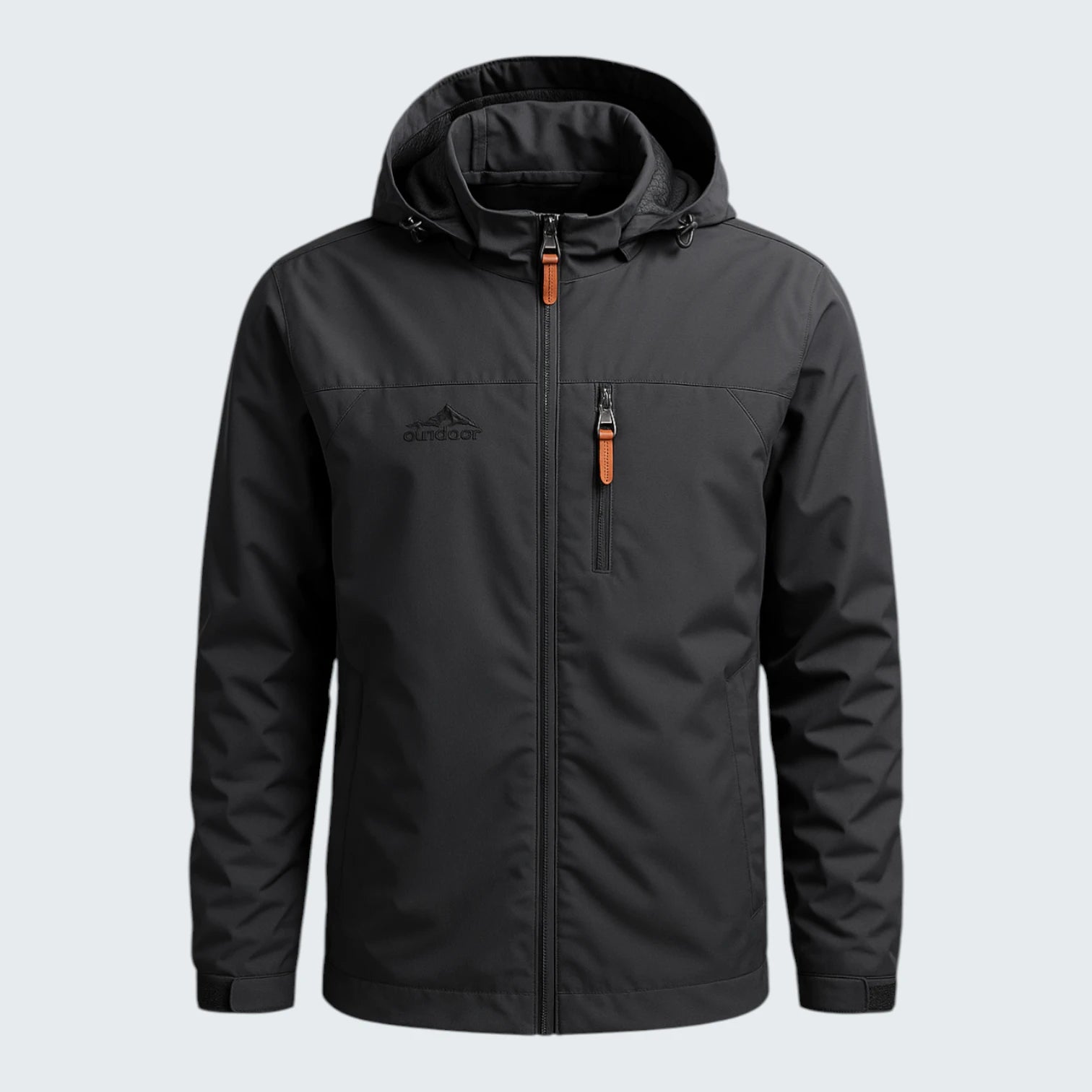 Veste Outdoor Technique "Explorer" – Coupe-Vent Imperméable à Capuche