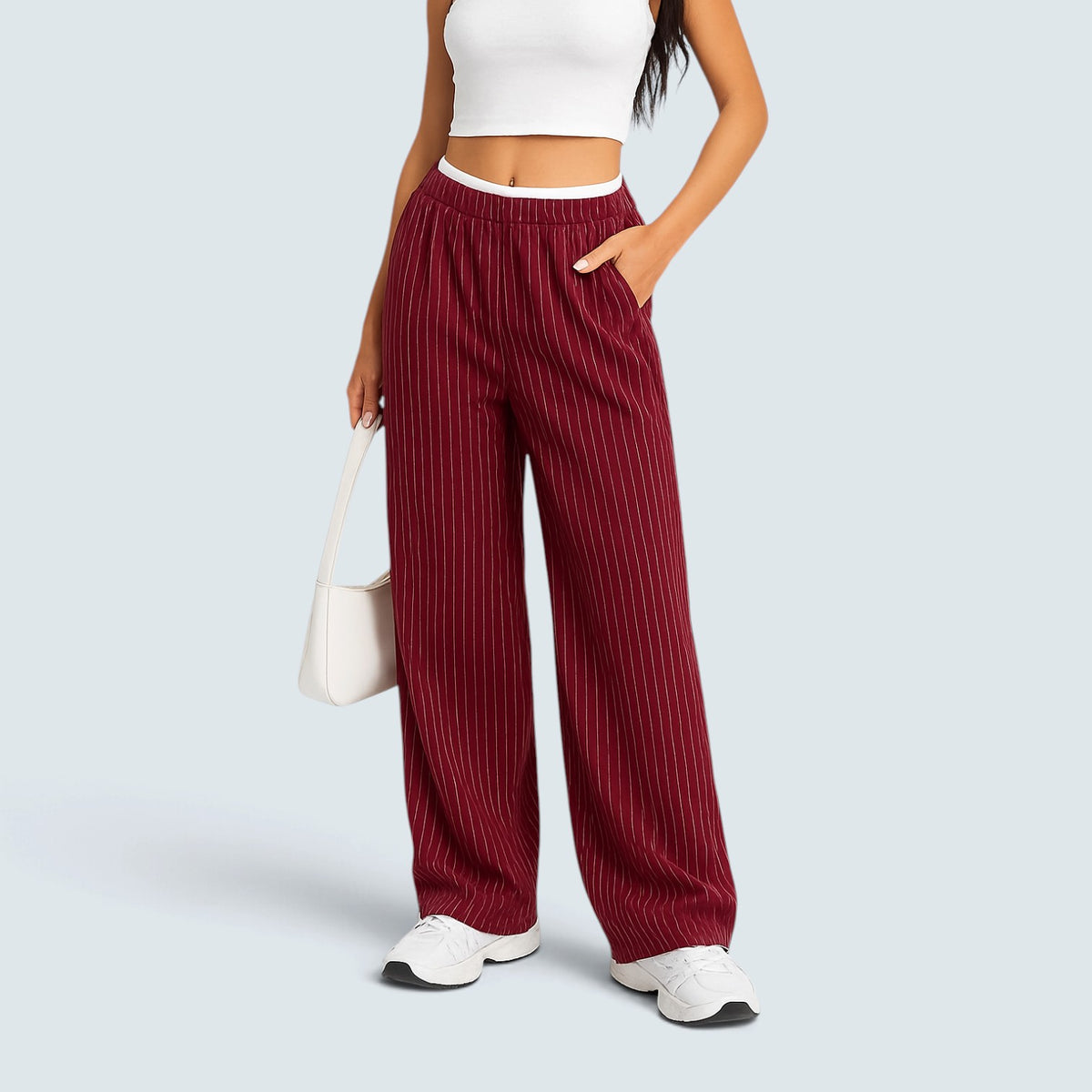 Jean Wide Leg – Taille Haute et Style Moderne