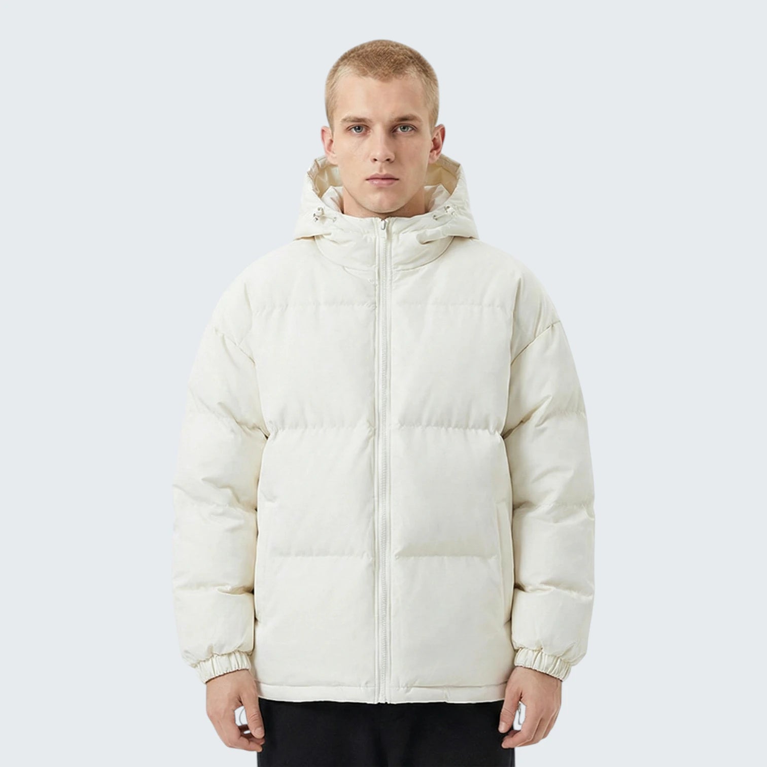 Doudoune de Mi-Saison "City Essential" – Design Épuré et Capuche Ajustable