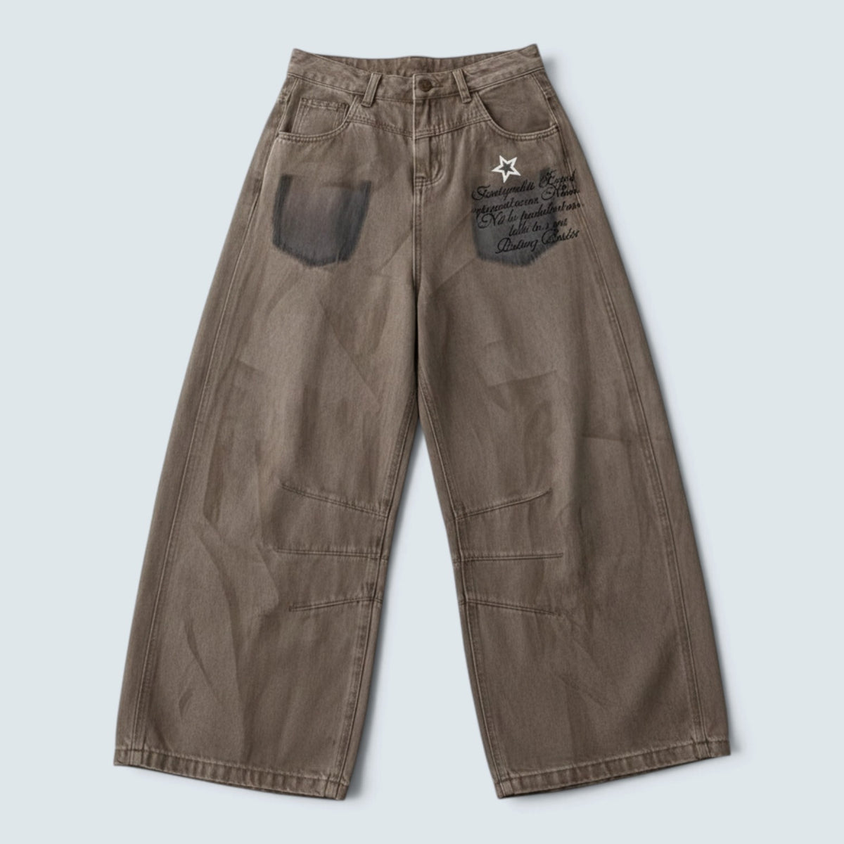 Pantalon Baggy Y2K – Style Parachute Grunge