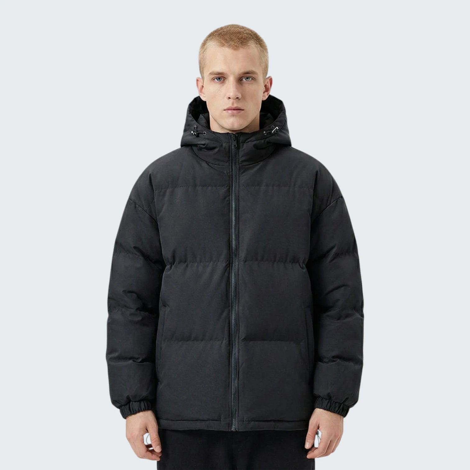 Doudoune de Mi-Saison "City Essential" – Design Épuré et Capuche Ajustable