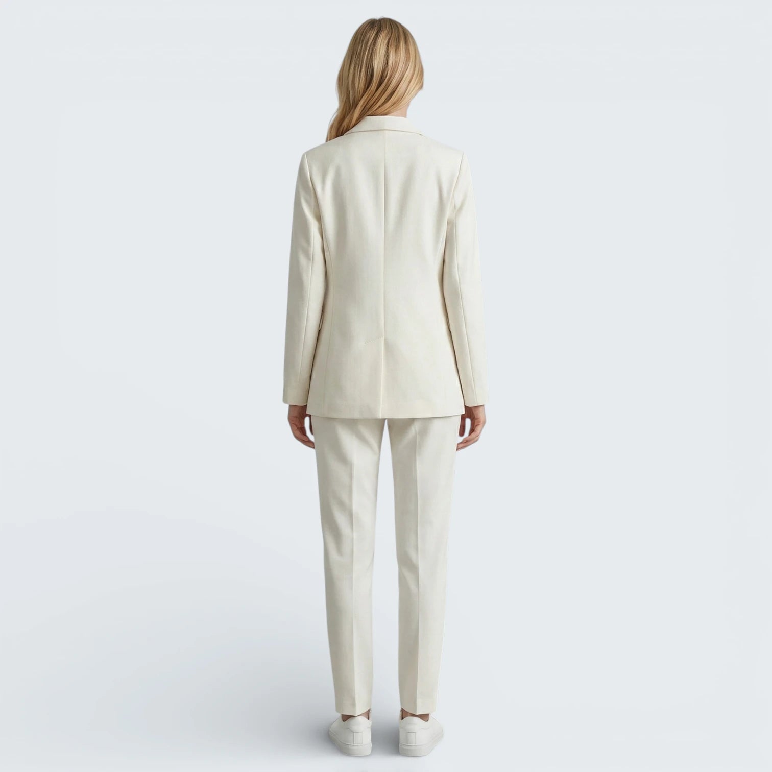 Blazer Croisé Structuré en Coupe Relaxée - Veste de Tailleur Intemporelle à Double Boutonnage