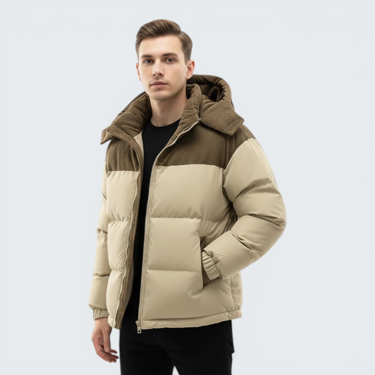Parka Premium de Mi-Saison – Protection Coupe-Vent et Capuche Fourrure