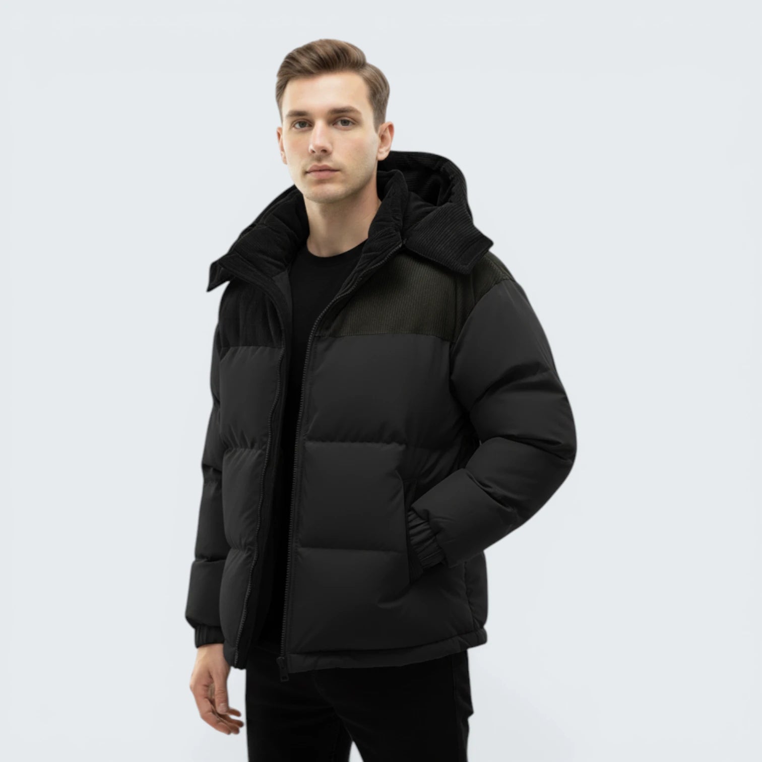 Parka Premium de Mi-Saison – Protection Coupe-Vent et Capuche Fourrure