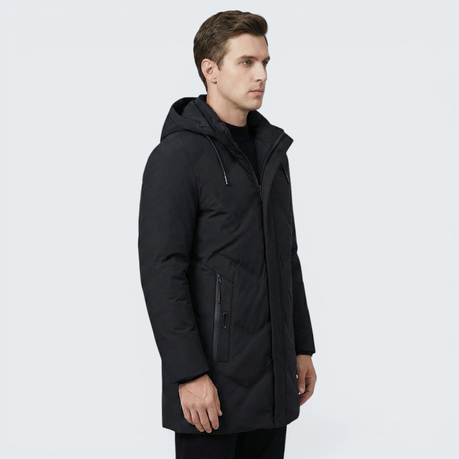 Parka Mi-Longue Urban – Veste de Mi-Saison à Capuche et Coupe Vent