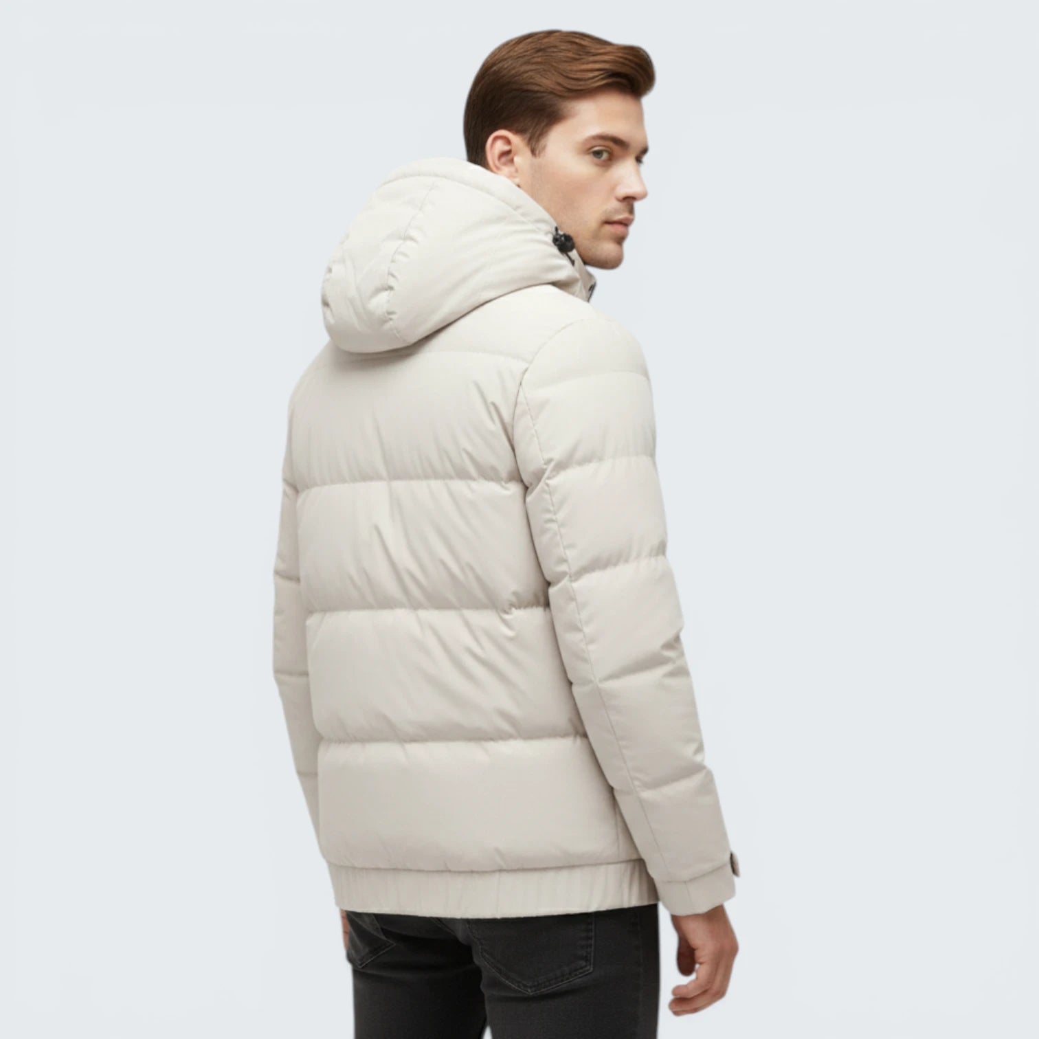 Blouson Patchwork Design Hybride – Doublure Chaude en Peau de Mouton Synthétique