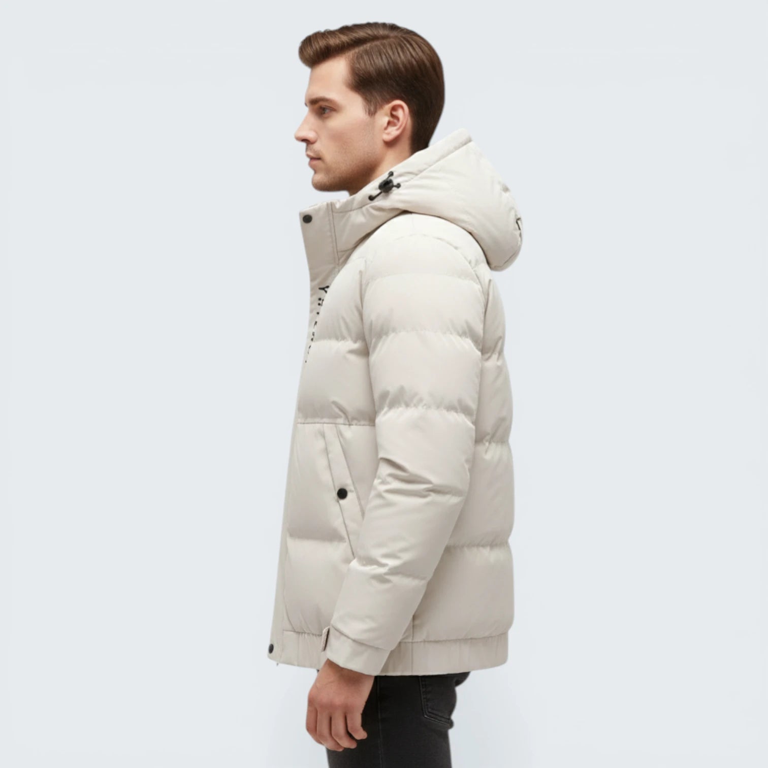 Blouson Patchwork Design Hybride – Doublure Chaude en Peau de Mouton Synthétique