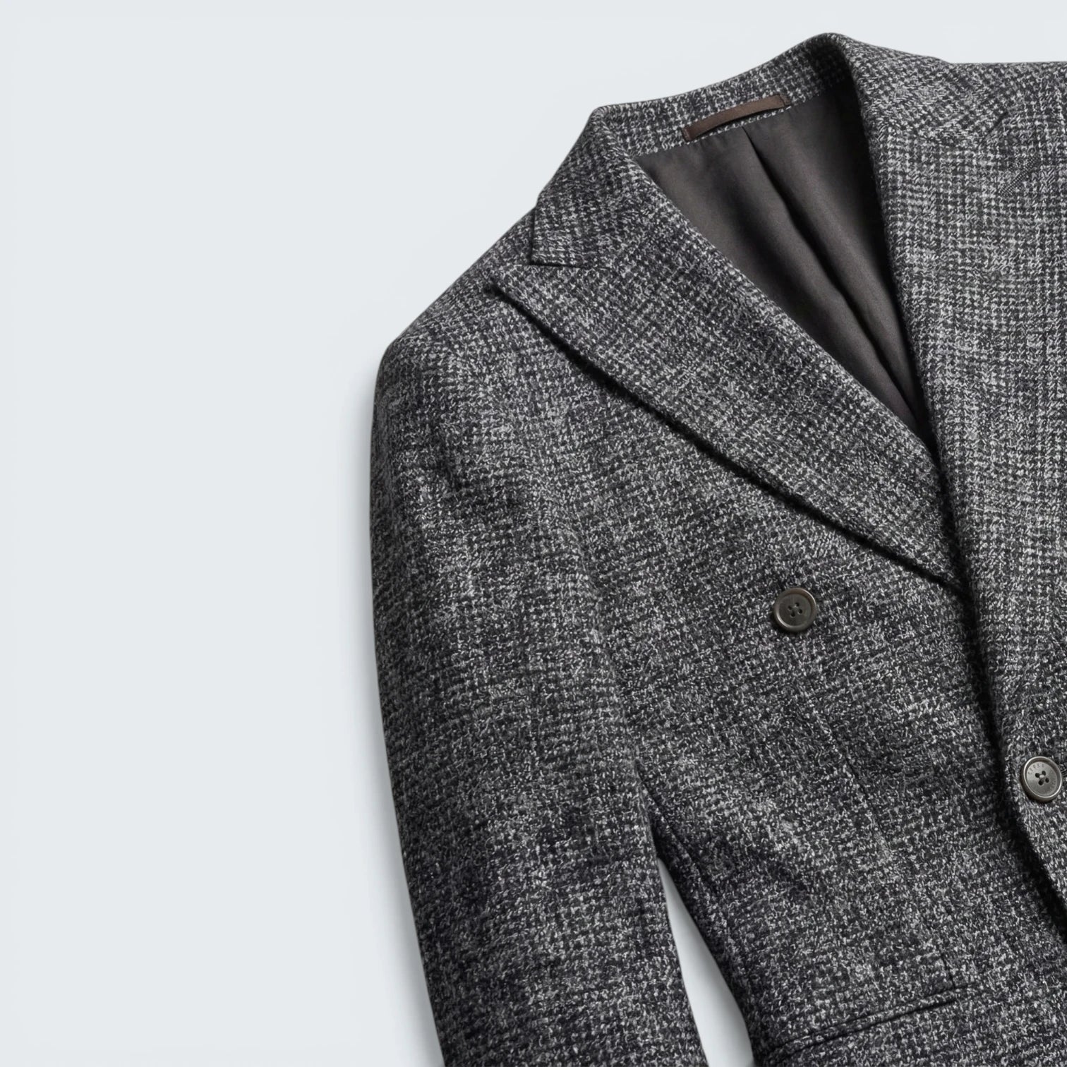 Blazer Croisé Texturé – Coupe Slim et Style Gentleman