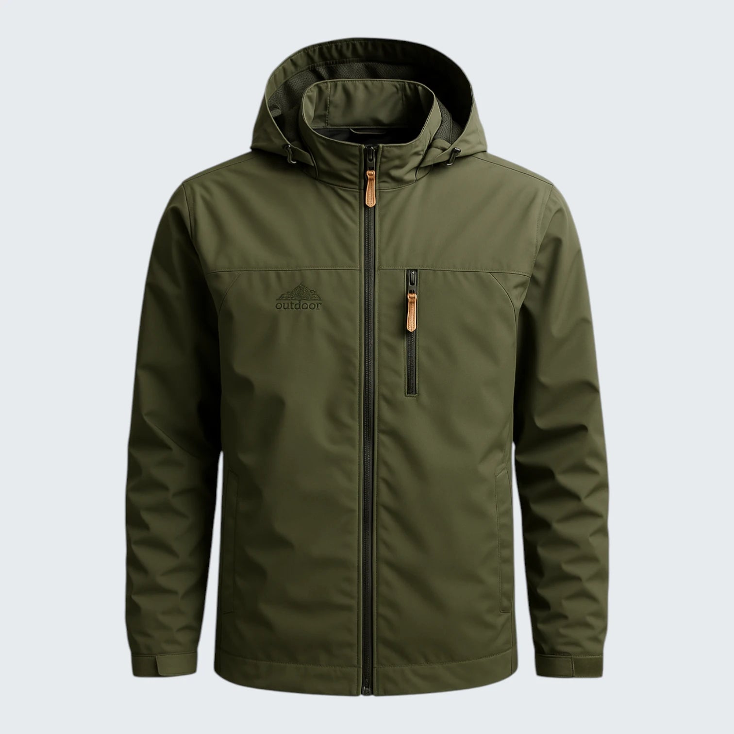 Veste Outdoor Technique "Explorer" – Coupe-Vent Imperméable à Capuche