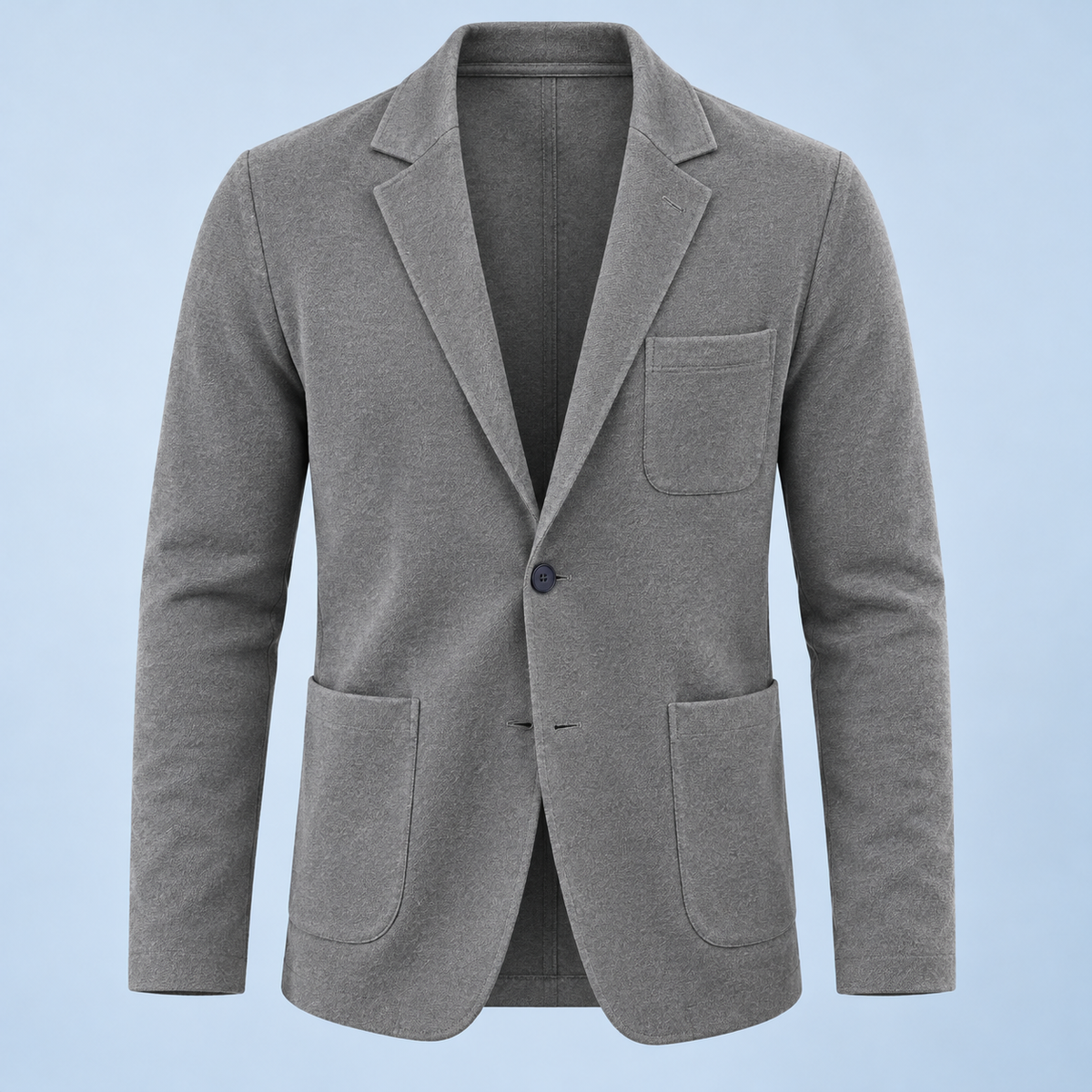 Blazer gris sans mannequin de face