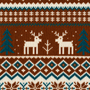 Détail des motifs jacquard