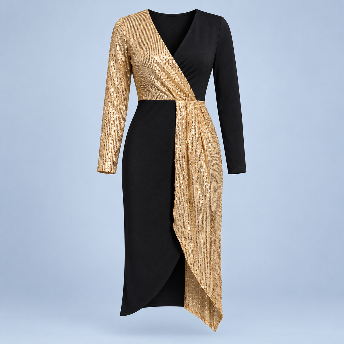 Robe midi seule de face