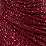 Détail des sequins et des fronces