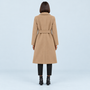 Vue arrière indicative du manteau beige sur le modèle C, reconstitution à vérifier avant publication