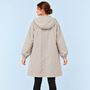 Parka femme déperlante à capuche — grege — vue dos