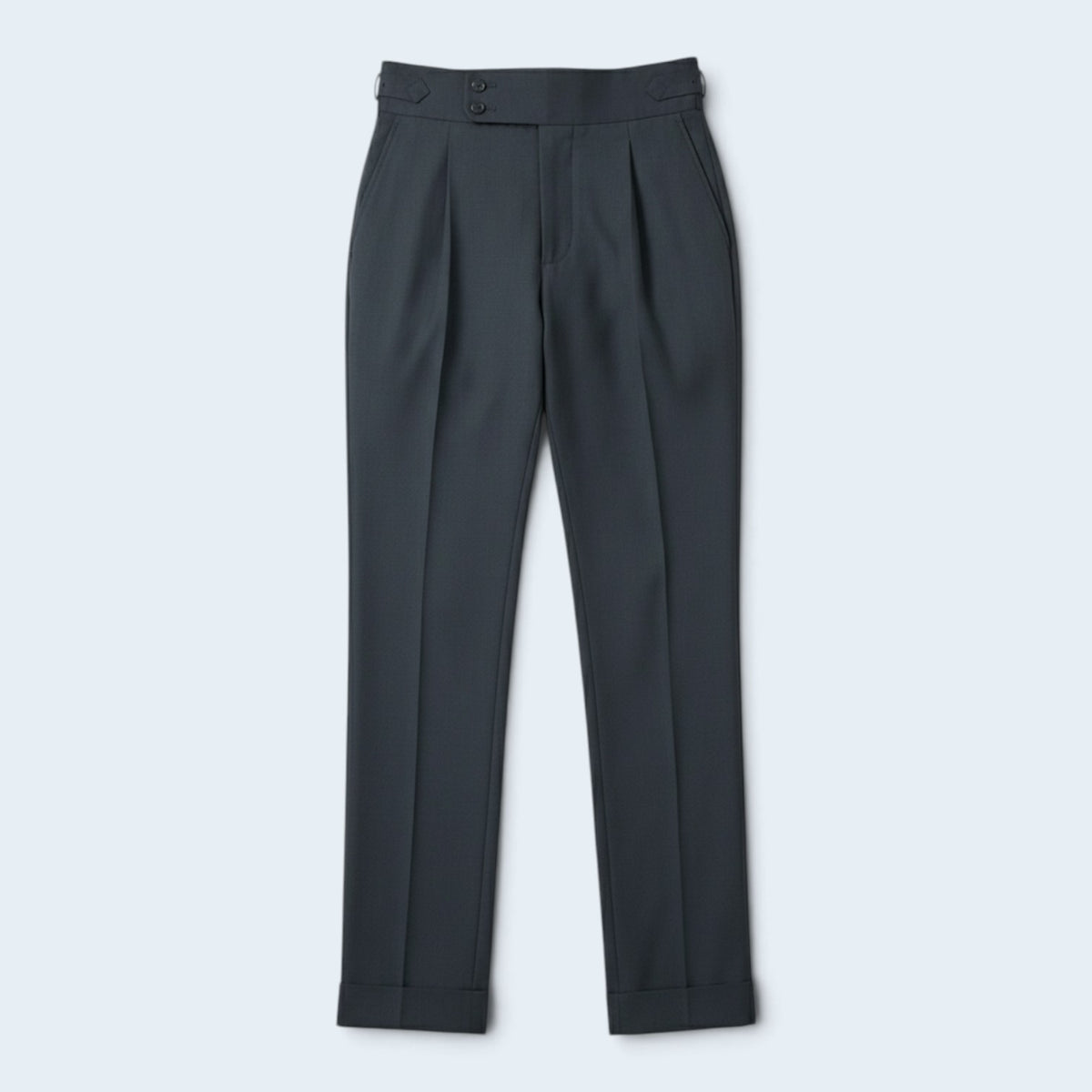 Pantalon Sartorial à Ajusteurs Latéraux - Style "Old Money" Taille Haute