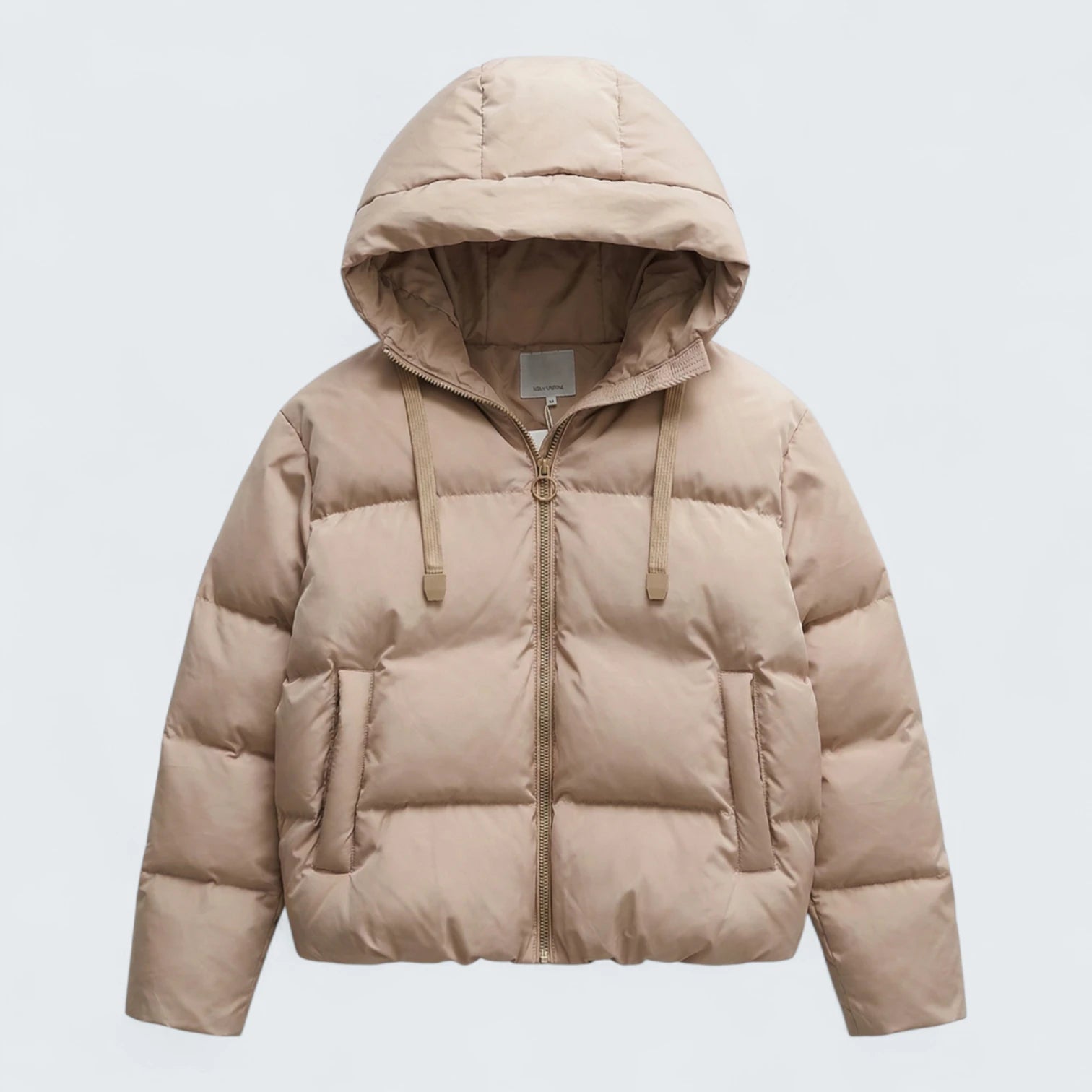 Doudoune Courte à Capuche Style Urbain - Veste Matelassée avec Bas Ajustable